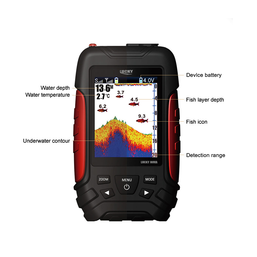 Nova FL168LiC-LA – Lucky Fish Finder - Official Online Store