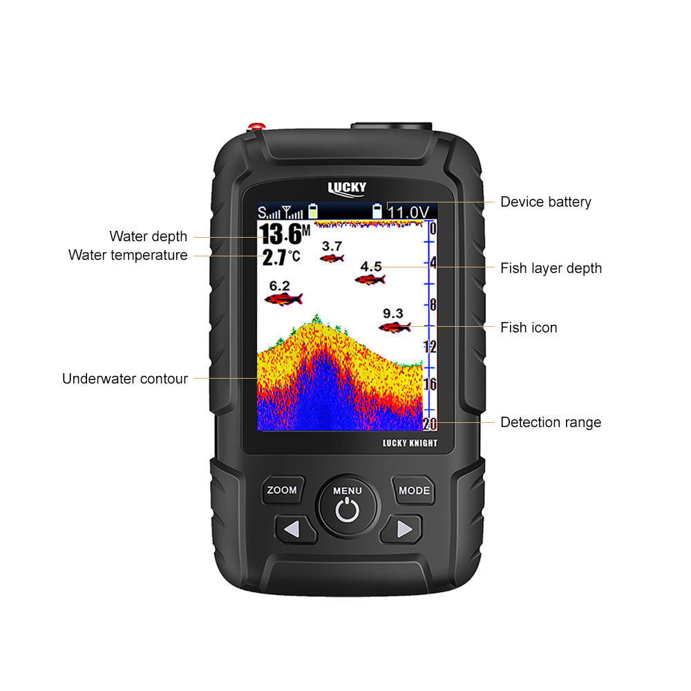 Wireless Fish Finder With Rechargeable Battery And Range - Temu