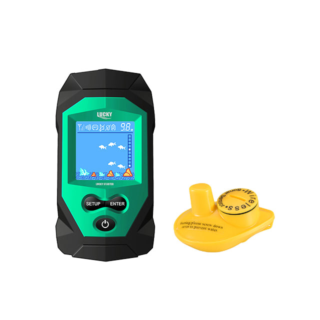 LUCKY Portable Sonar Fish Finder Boat Depth Fishing Fish Finders Waterproof  Handheld Wireless Fishing Finder Kayak Transducer Depth Finders for Ice  Fishing Sea : Buy Online at Best Price in KSA 